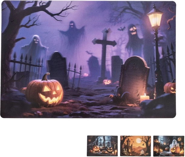 Podkładka na stół Halloween 42 × 28 cm, mix wzorów – 1 sztuka