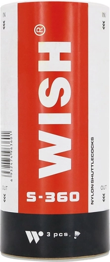 Lotki do badmintona WISH S-360, 3 szt.