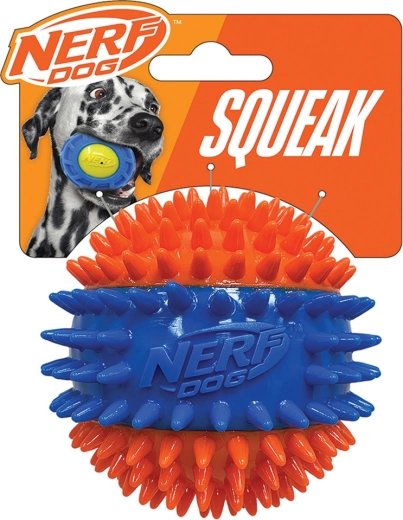 Nerf Dog piszcząca piłka z wypustkami 6,9 cm