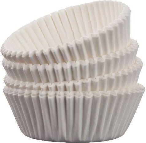 Papierowe foremki cukiernicze 4,5 cm – białe, 100 szt.