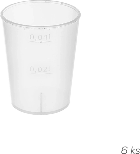 Miarka do płynów 50 ml z plastiku UH (6 szt.)