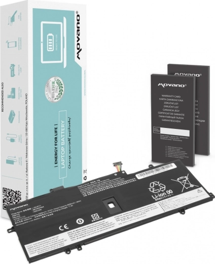 Bateria Movano do Lenovo ThinkPad X1 Yoga 4/5 oraz ThinkPad X1 Carbon 7/8 (3325 mAh, 51 Wh)