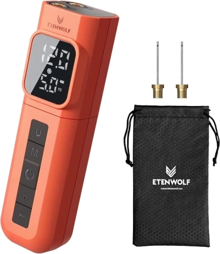 Elektryczna pompka do piłek Etenwolf P200 pomarańczowa