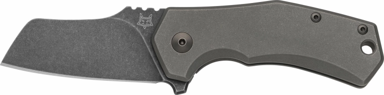 Fox Knives Italico nóż składany 6 cm, tytan, PVD Stonewash, z klipsem