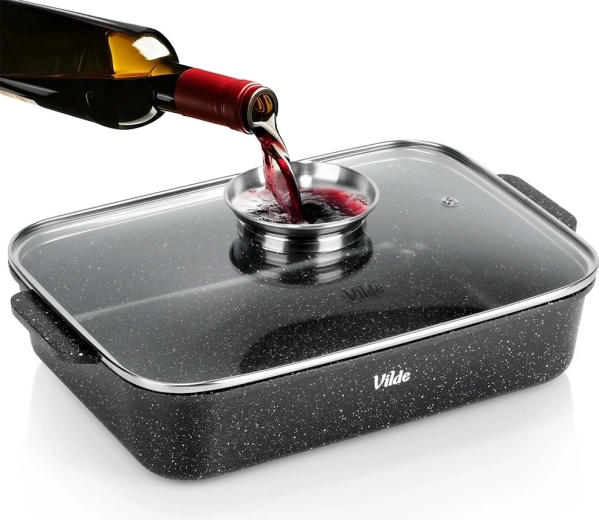 Granitowa brytfanna z pokrywą Granitica 3,5 l, 35 × 23 × 12 cm