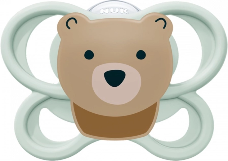 Smoczek NUK Perfect Match Air Bear 0–6 m, silikonowy