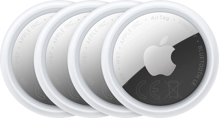 Apple AirTag 2. generacji – zestaw 4 sztuk