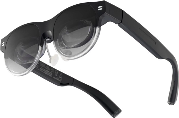 Okulary rozszerzonej rzeczywistości AirVision M1 z OLED, USB‑C i zintegrowanymi głośnikami – czarne