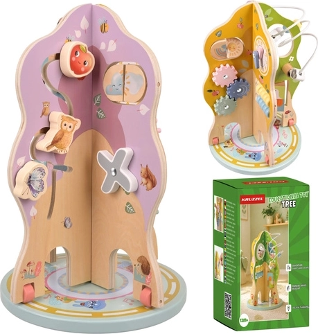 Edukacyjne drewniane drzewko Kruzzel 10 w 1