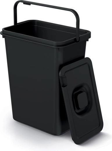 Kosz na śmieci z klapą flap 10 l z recyklingowanego plastiku