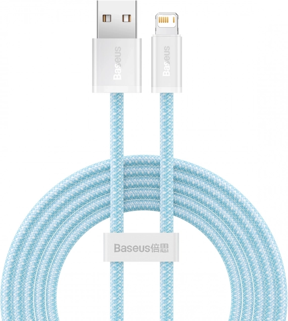Baseus kabel USB–Lightning 2 m, 2,4 A, niebieski