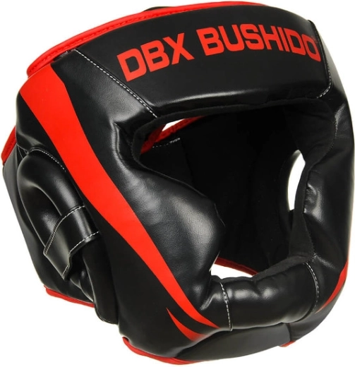 Kask bokserski DBX BUSHIDO ARH-2190R czarno-czerwony