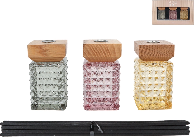 Zestaw dyfuzorów zapachowych Aroma Art, 50 ml – 3 szt.