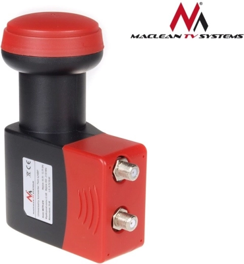 Satelitny konwerter twin LNB MACLEAN MCTV-670 o wysokim zysku