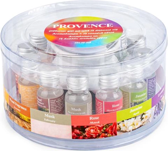 Aromalampa z 12 olejkami zapachowymi Provence 10 ml