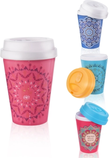 Kubek termiczny Mandala 0,3 l – mix kolorów