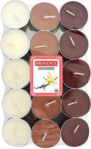 Zapachowe świeczki tealight Provence wanilia 30 szt.