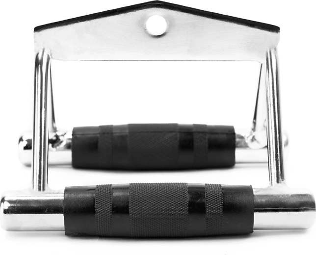 Oburęczny trójkątny uchwyt na wyciąg z gumowanym chwytem