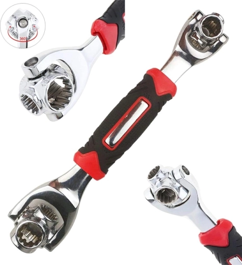 Ag476b uniwersalny klucz nasadowy 8-19 mm