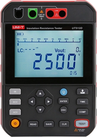 Miernik rezystancji izolacji wysokiego napięcia Uni-T UT512D