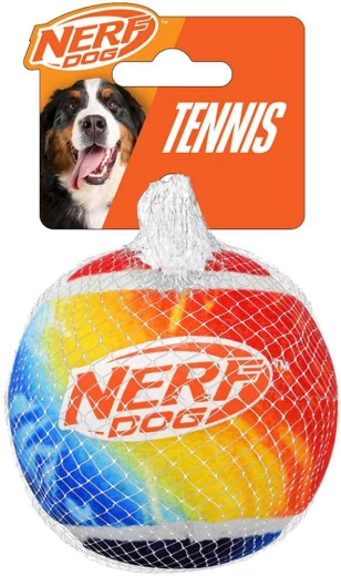 Nerf Dog piłka tenisowa dla psów bez piszczałki 10 cm