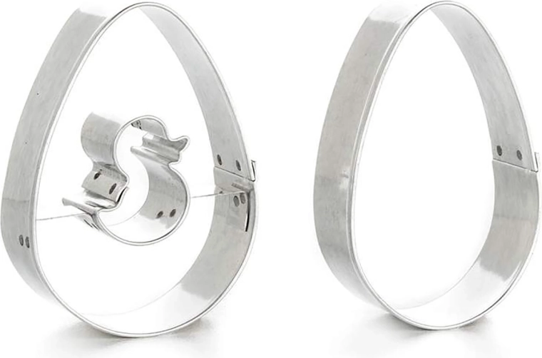 Zestaw foremek do ciastek jajko 2 szt.