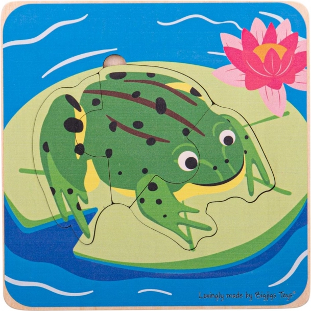 Puzzle dla dzieci cykle życiowe żaby Bigjigs Toys