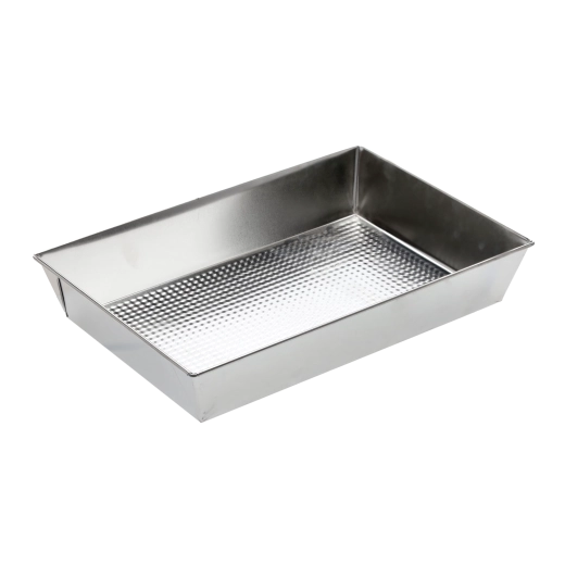 Blacha do pieczenia z fakturowanym dnem 36 × 24,5 × 6 cm, blacha ocynkowana