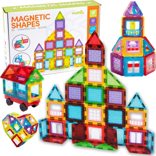 Magnetyczna konstrukcja 3D – 45 elementów