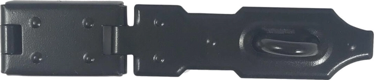 Zawiasowa zasuwka 100 mm – czarna