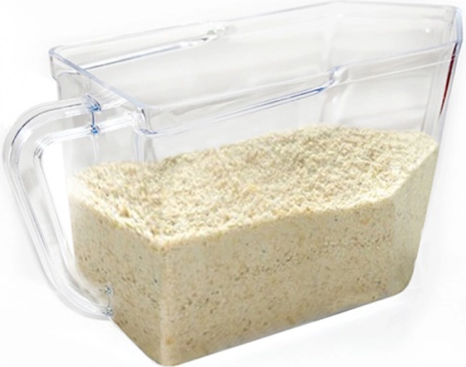 Przezroczysty plastikowy pojemnik na żywność 1,5 l