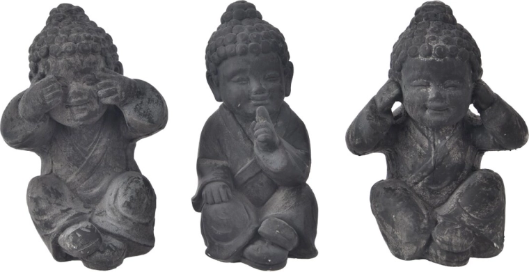 Ceramiczna dekoracja Budda – siedzący (3 warianty)