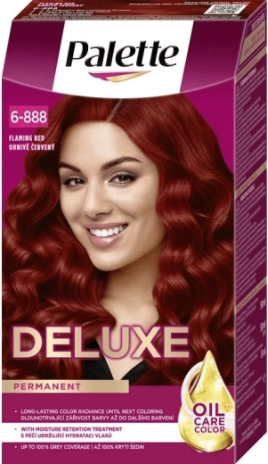 Palette Deluxe trwała farba do włosów ognista czerwień 50 ml