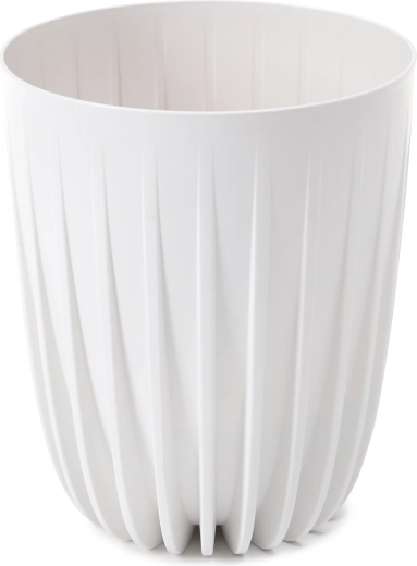 Doniczka Mira Eco Recycled 19 cm biała