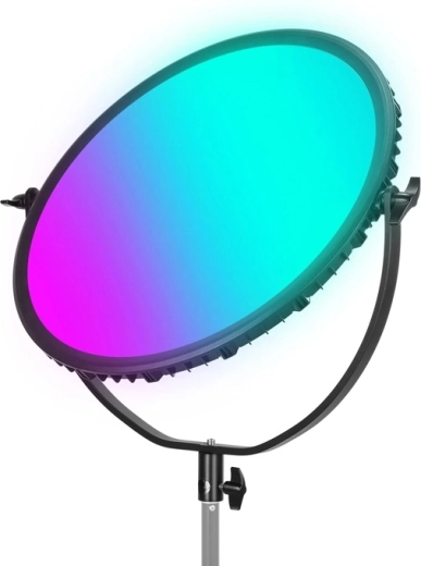 Neewer GR18C okrągły panel LED RGB z bocznym oświetleniem
