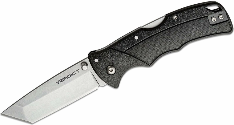 Nóż składany Cold Steel Verdict 3" Tanto, stonewash, czarny GFN