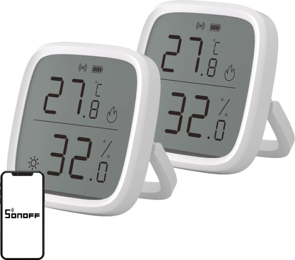 Sonoff ZigBee SNZB-02D czujnik temperatury i wilgotności (2 szt.)