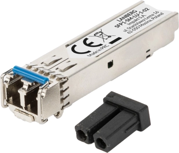 Lanberg optyczny moduł SFP 1,25 Gb/s, singlemode, 2 km, Duplex LC/UPC