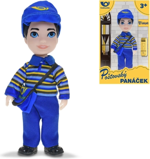 Listonosz – figurka doręczyciela Poczty Czeskiej 17 cm
