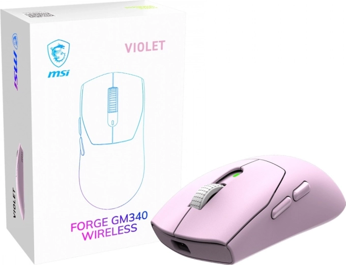 MSI Forge GM340 Wireless fioletowa - 1 szt.