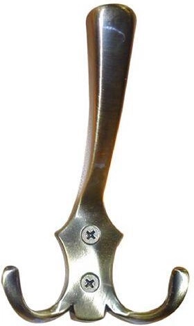 Wieszak Romana I, nikiel mat, 77 × 130 mm