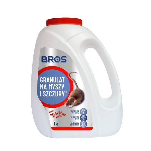 Granulat na myszy i szczury BROS 1 kg