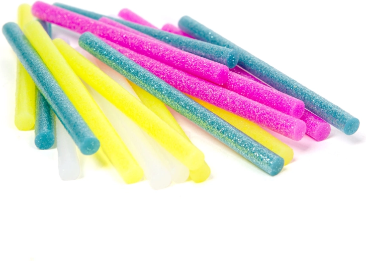 Fluorescencyjne klejowe sztyfty termotopliwe do pistoletu do klejenia 7 × 100 mm, 20 szt.