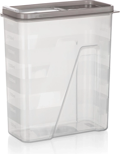 Pojemnik na sypkie produkty 2 l z dozującą pokrywką LATTE