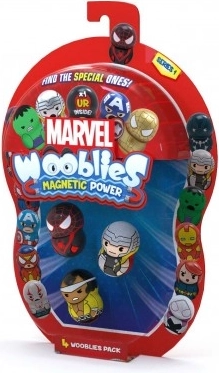 Wooblies magnetyczne figurki 4 szt. – zestaw kolekcjonerski MARVEL