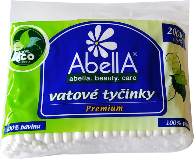 Patyczki higieniczne PREMIUM z papieru z trzciny cukrowej, 200 szt.