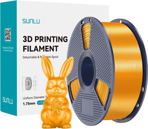 Filament Sunlu PLA+ silk mosiężny
