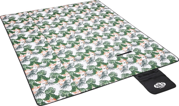 Koc piknikowy NILS CAMP z folią aluminiową 200 × 220 cm