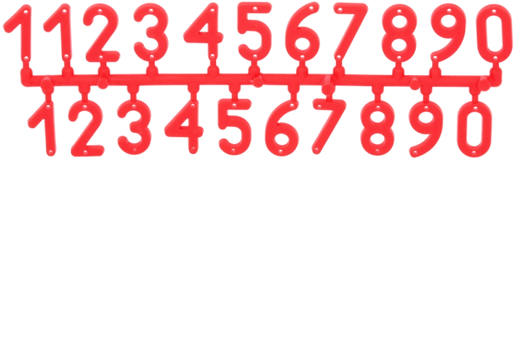 Zestaw numerów na ule, 50 szt.