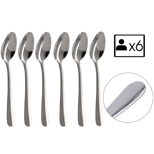 Zestaw 6 łyżeczek do herbaty Classic